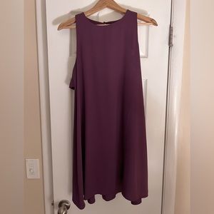 Purple dress from LOFT